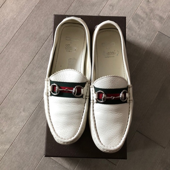 gucci driving moccasins womens